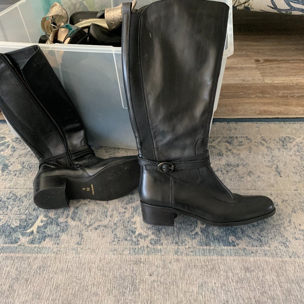 Black Leather boots